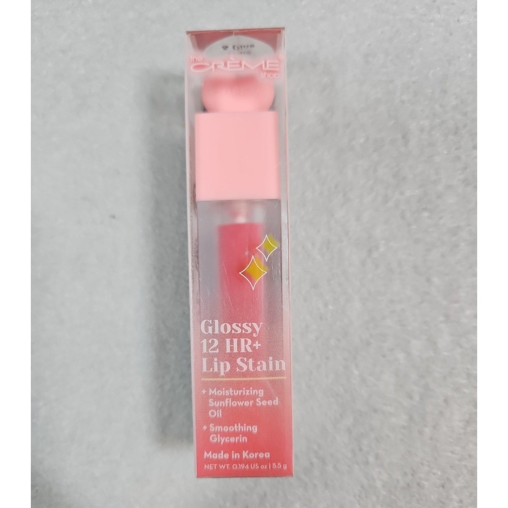 The Crème Shop Glossy 12HR Lip Stain 0.19 oz - NIB